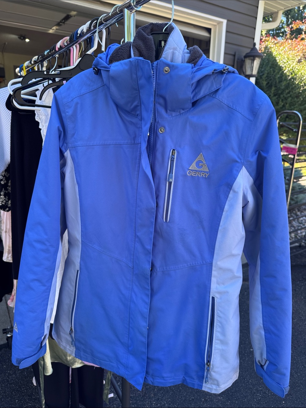 Gerry Weber Two-Tone Blue & Light Gray Ski Jacket